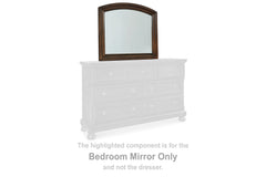 Best Furniture Outlet - Ashley Furniture - Porter Bedroom - Bedroom Mirror / Rustic Brown - B697-36