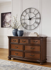 Best Furniture Outlet - Ashley Furniture - Lavinton Bedroom - Dresser / Brown - B764-31