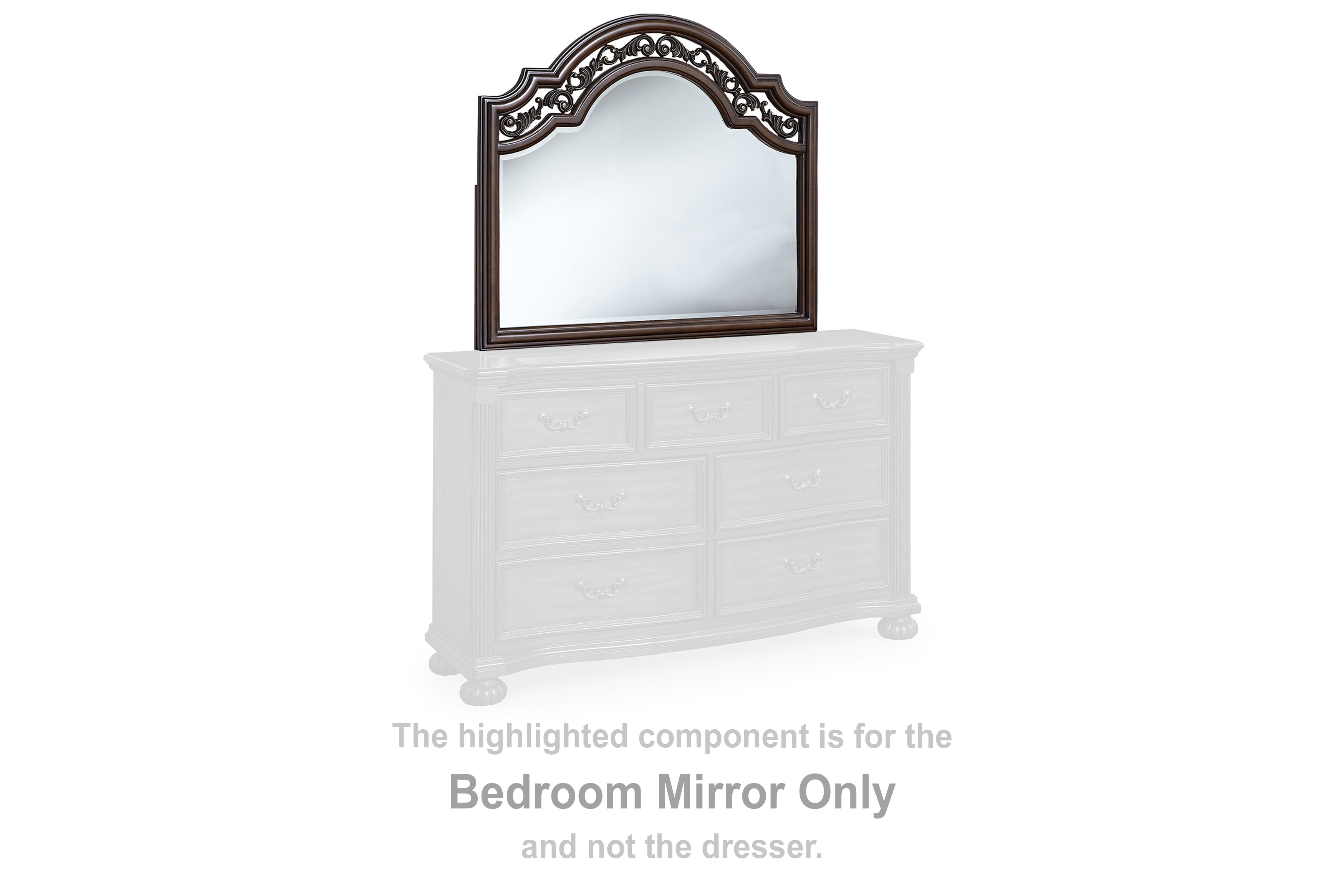 Best Furniture Outlet - Ashley Furniture - Lavinton Bedroom - Bedroom Mirror / Brown - B764-36