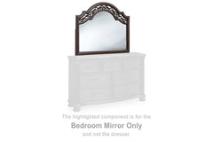 Best Furniture Outlet - Ashley Furniture - Lavinton Bedroom - Bedroom Mirror / Brown - B764-36