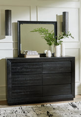 Best Furniture Outlet - Ashley Furniture - Londer Bedroom - Five Drawer Chest / Black - B768-46