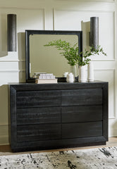 Best Furniture Outlet - Ashley Furniture - Londer Bedroom - Five Drawer Chest / Black - B768-46