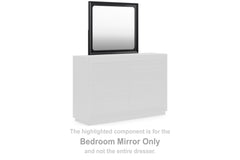 Best Furniture Outlet - Ashley Furniture - Londer Bedroom - Bedroom Mirror / Black - B768-36