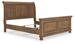 Best Furniture Outlet - Ashley Furniture - Feddinger Bedroom - California King Sleigh Bed / Medium Brown - PCB779B16