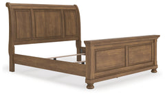 Best Furniture Outlet - Ashley Furniture - Feddinger Bedroom - King Sleigh Bed / Medium Brown - PCB779B15