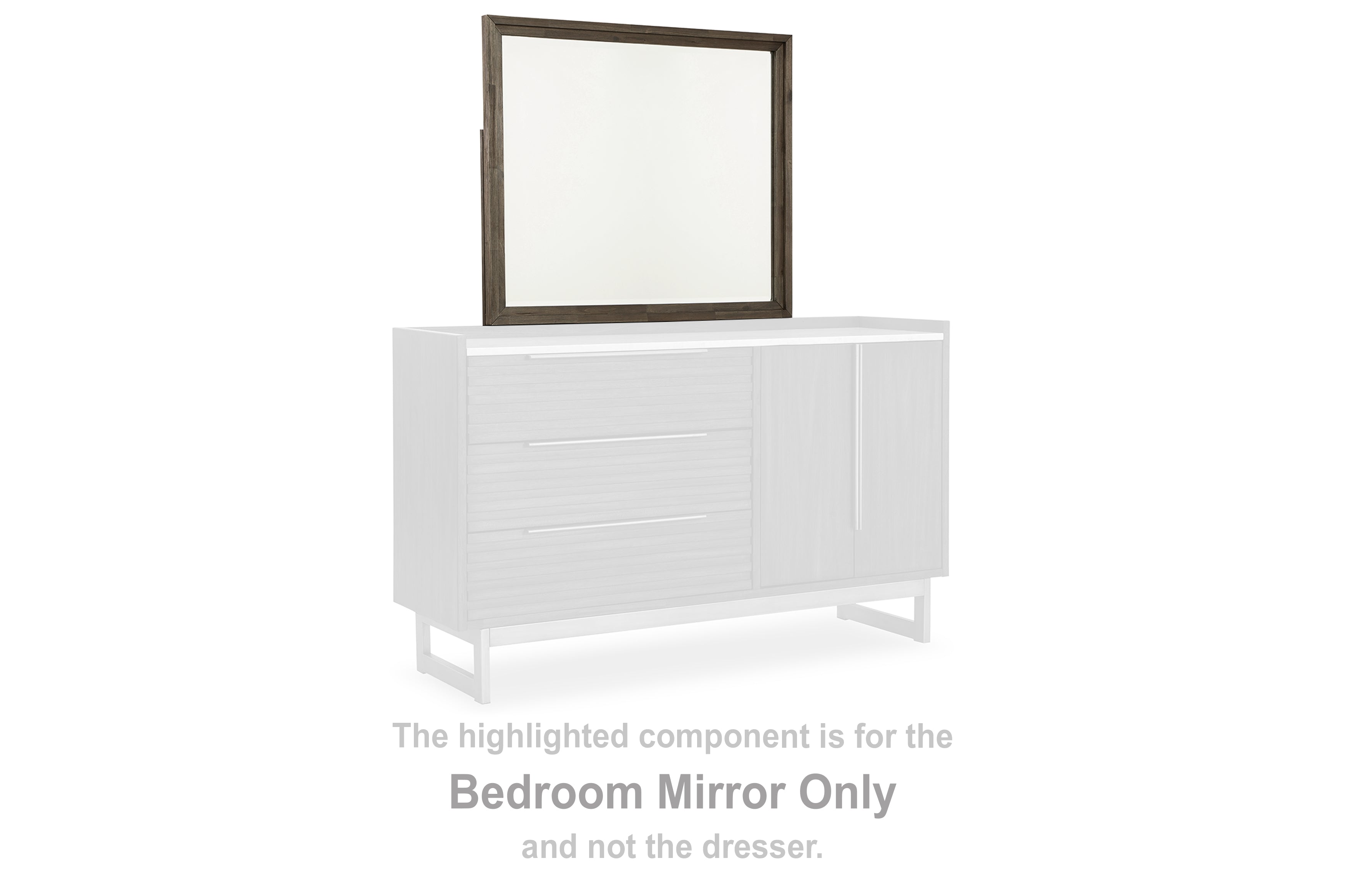 Best Furniture Outlet - Ashley Furniture - Arkenton Bedroom - Bedroom Mirror / Grayish Brown - B786-36