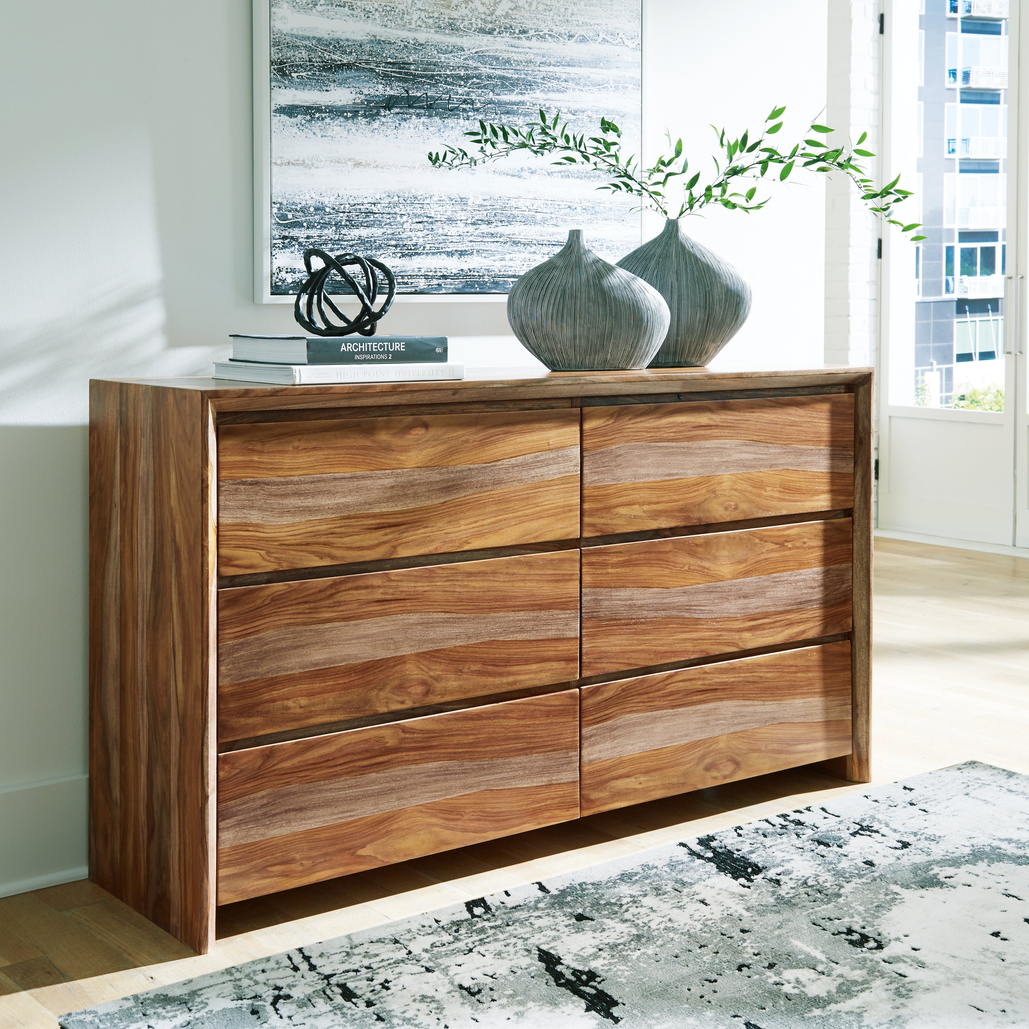 Best Furniture Outlet - Ashley Furniture - Dressonni Bedroom - Dresser / Brown - B790-31