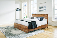 Best Furniture Outlet - Ashley Furniture - Dressonni Bedroom - Queen Panel Bed / Brown - B790B2