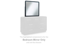 Best Furniture Outlet - Ashley Furniture - Rowanbeck Bedroom - Bedroom Mirror / Black - B821-36