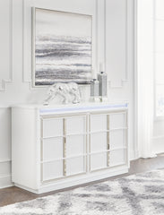 Best Furniture Outlet - Ashley Furniture - Chalanna Bedroom - Dresser / White - B822-31