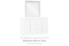 Best Furniture Outlet - Ashley Furniture - Chalanna Bedroom - Bedroom Mirror / White - B822-36