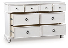 Best Furniture Outlet - Ashley Furniture - Rowlenstown Bedroom - Dresser / Antique White - PCB823-31