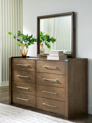 Best Furniture Outlet - Ashley Furniture - Marxmore Bedroom - Dresser and Mirror / Brown - B863B1