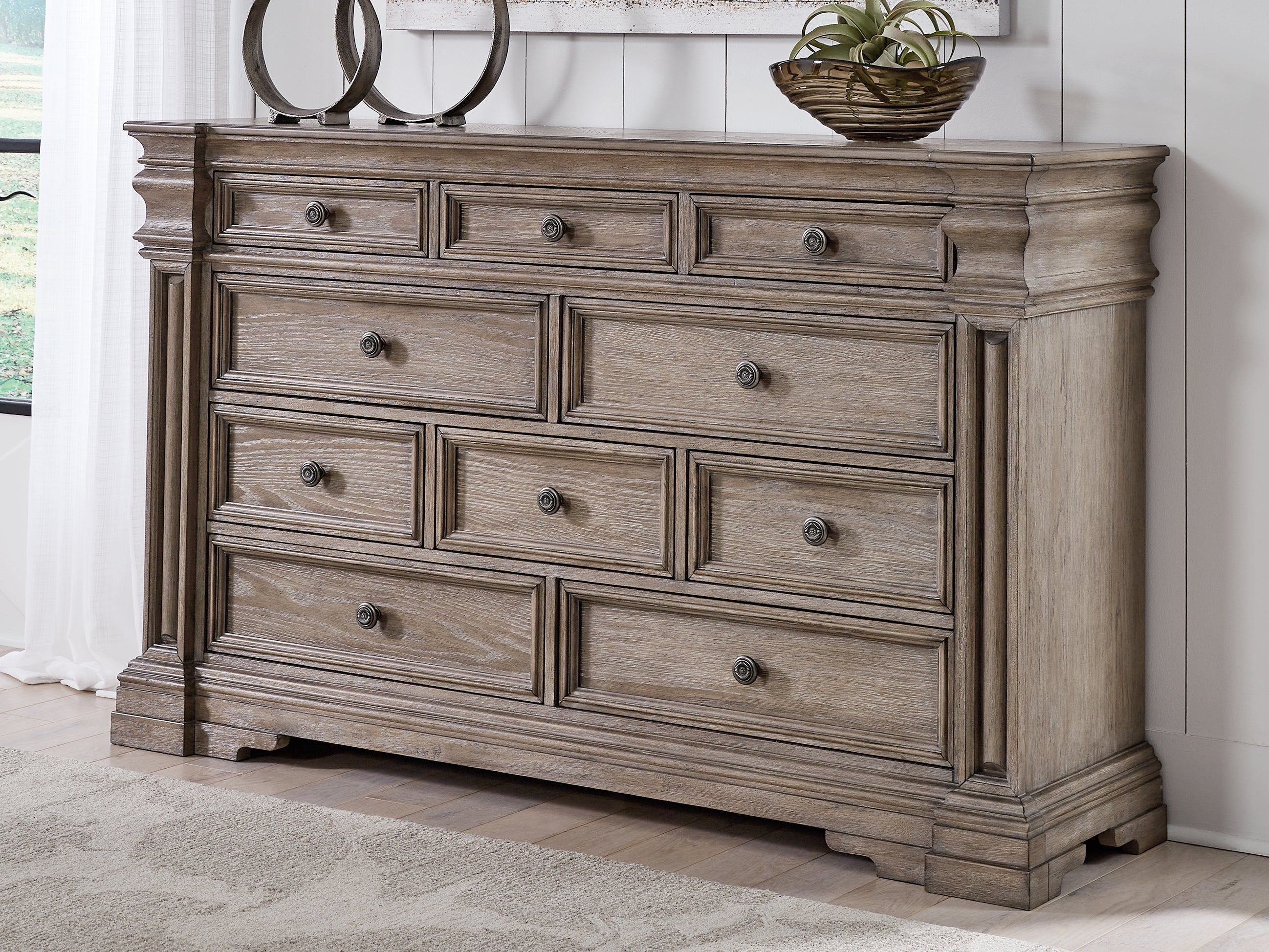 Best Furniture Outlet - Ashley Furniture - Blairhurst Bedroom - California King Panel Bed / Light Grayish Brown - B916B5