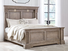 Best Furniture Outlet - Ashley Furniture - Blairhurst Bedroom - Queen Panel Bed / Light Grayish Brown - B916B2