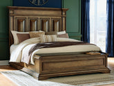 Best Furniture Outlet - Ashley Furniture - Frantanna Bedroom - California King Panel Storage Bed / Brown - PCB949B9