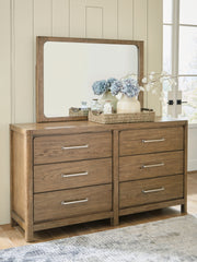 Best Furniture Outlet - Ashley Furniture - Cabalynn Bedroom - Dresser and Mirror / Light Brown - B974B1
