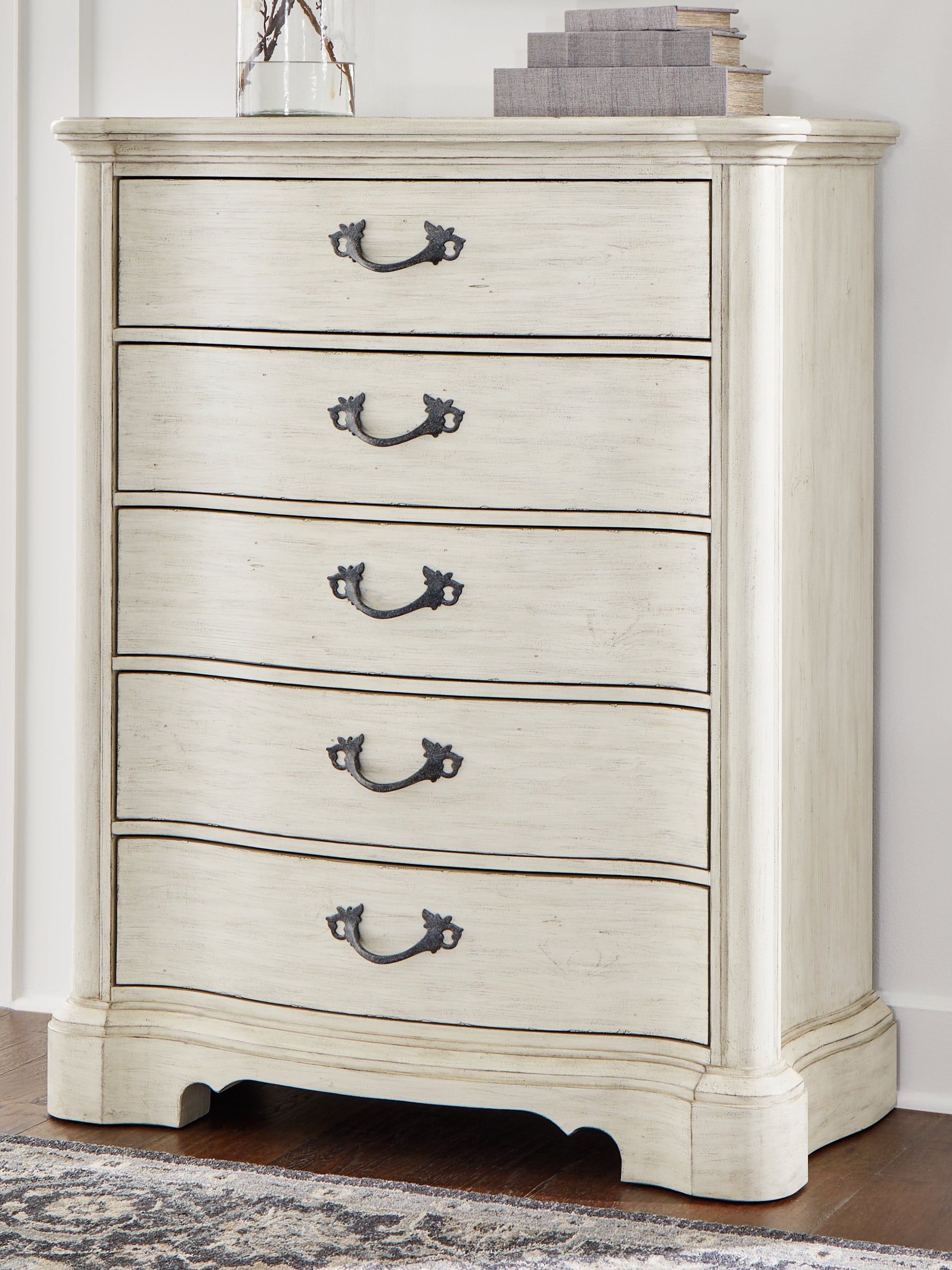 Best Furniture Outlet - Ashley Furniture - Arlendyne Bedroom - Three Drawer Night Stand / Antique White - B980-93