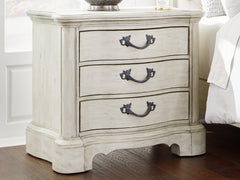 Best Furniture Outlet - Ashley Furniture - Arlendyne Bedroom - Three Drawer Night Stand / Antique White - B980-93