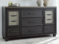 Best Furniture Outlet - Ashley Furniture - Foyland Bedroom - Dresser / Black/Brown - B989-31