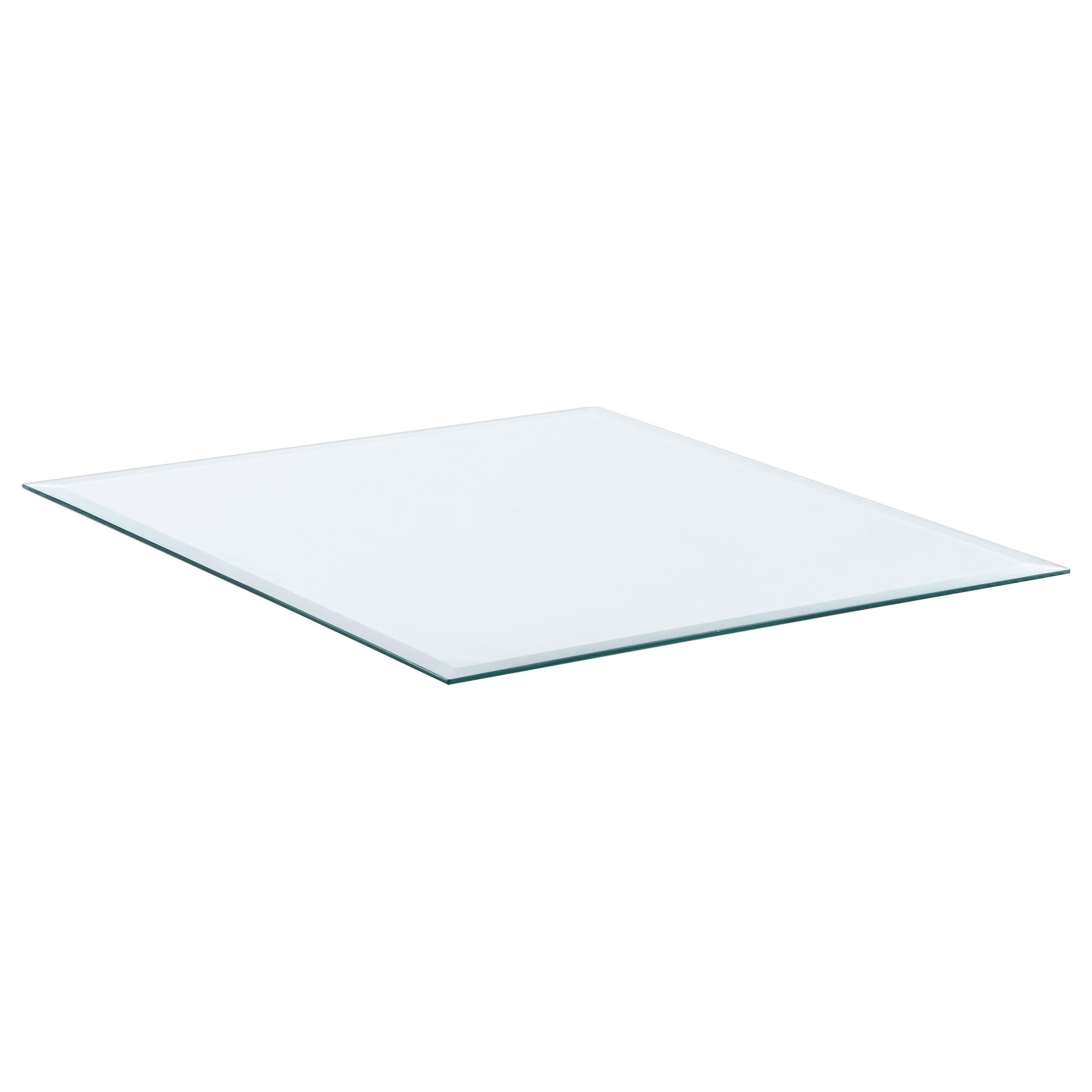 Best Furniture Outlet - Coaster - 24x24-inch 6mm Rectangular Clear Tempered Glass Top - CB2424-6