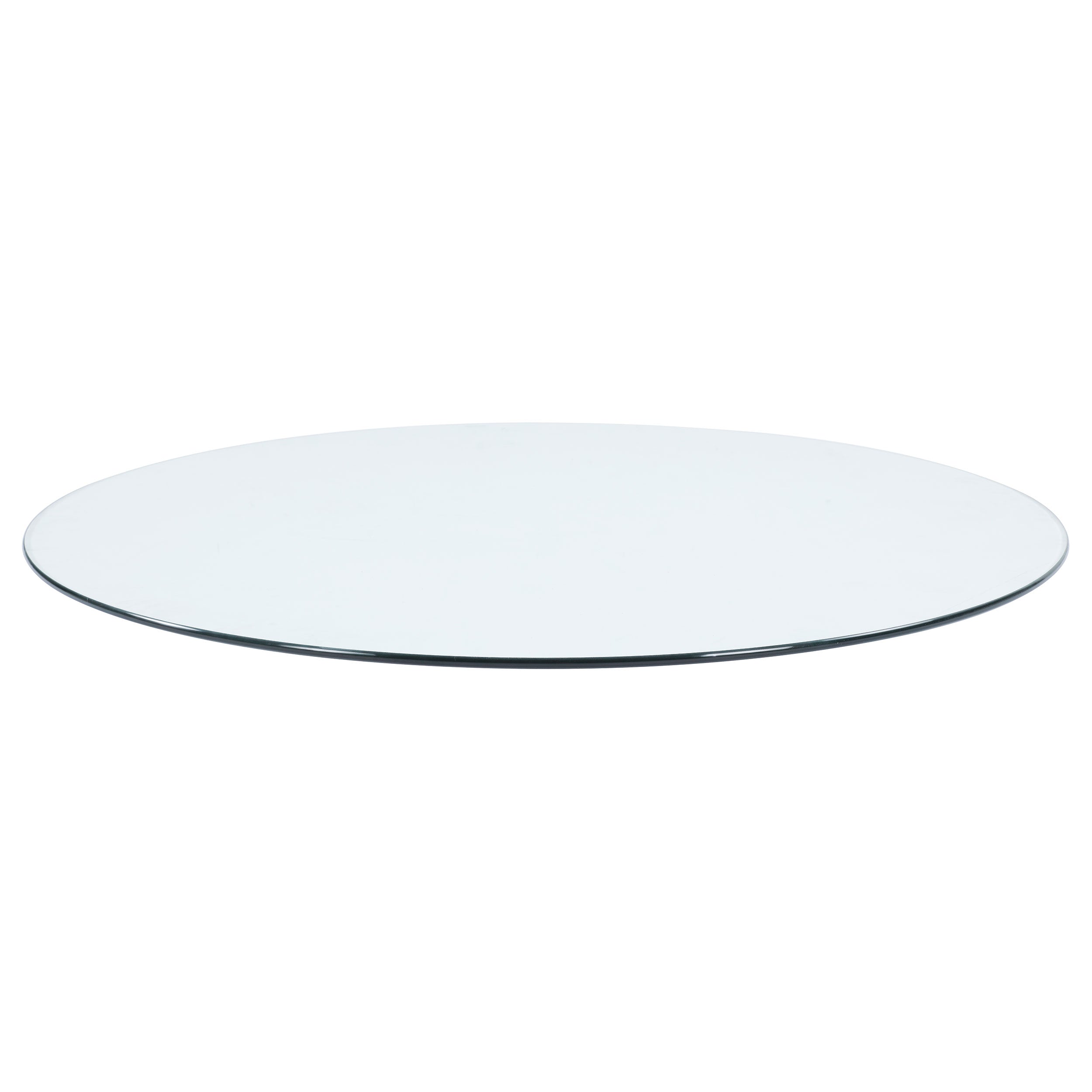 Best Furniture Outlet - Coaster - 48-inch 10mm Round Clear Tempered Glass Top - CP48RD-10