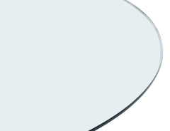 48-inch 10mm Round Clear Tempered Glass Top