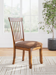 Best Furniture Outlet - Ashley Furniture - Berringer Dining Room - Dining Chair (Set of 2) / Rustic Brown - D199-01X2