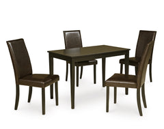 Best Furniture Outlet - Ashley Furniture - Kimonte Dining Room - Dining Table and 4 Chairs / Multi - D250D4