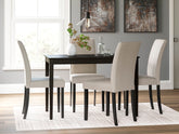 Best Furniture Outlet - Ashley Furniture - Kimonte Dining Room - Dining Chair (Set of 2) / Ivory - D250-01X2