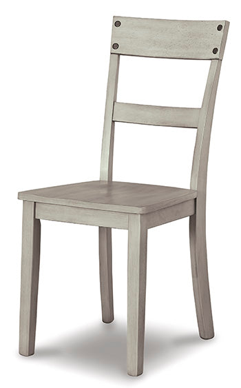 Best Furniture Outlet - Ashley Furniture - Loratti Dining Room - Dining Chair (Set of 2) / Gray - D261-01X2