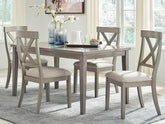 Best Furniture Outlet - Ashley Furniture - Parellen Dining Room - Dining Chair (Set of 2) / Gray - D291-01X2