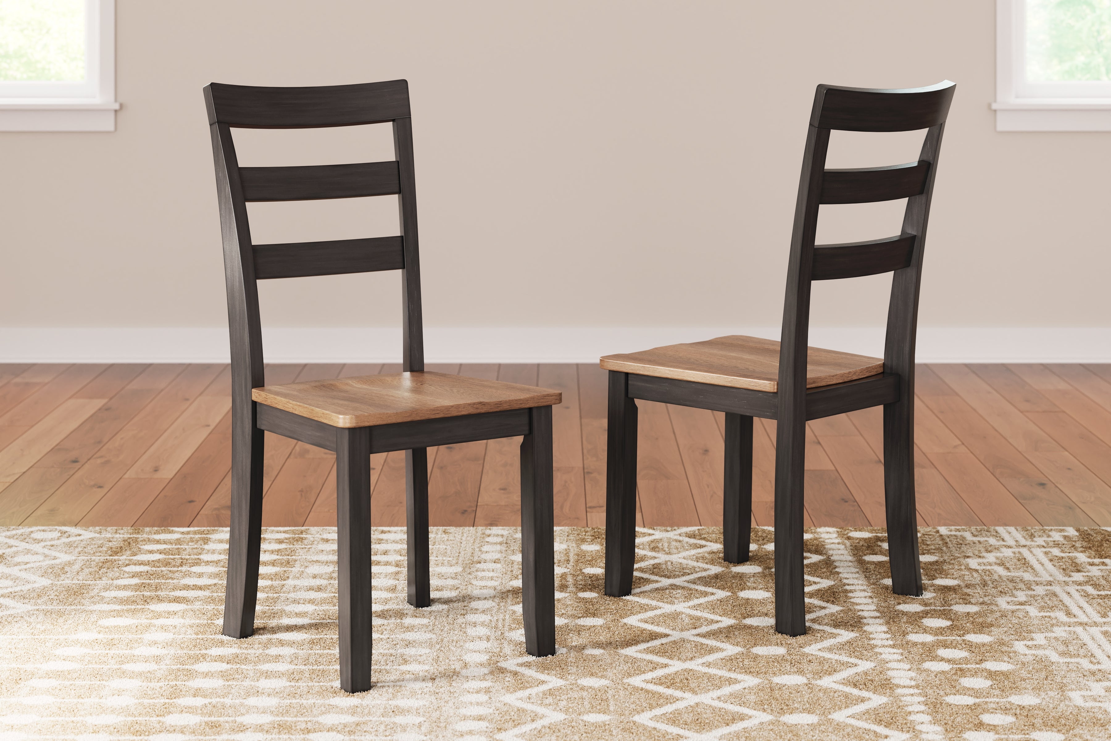 Best Furniture Outlet - Ashley Furniture - Gesthaven Dining Room - Dining Chair (Set of 2) / Natural/Brown - D396-01X2