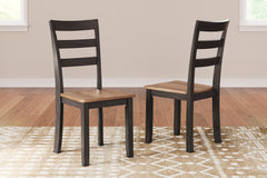 Best Furniture Outlet - Ashley Furniture - Gesthaven Dining Room - Dining Chair (Set of 2) / Natural/Brown - D396-01X2