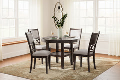 Best Furniture Outlet - Ashley Furniture - Langwest Dining Room - Dining Room Table Set (5/CN) / Brown - D422-225