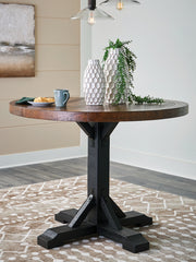 Best Furniture Outlet - Ashley Furniture - Valebeck Dining Room - Counter Height Dining Table / Multi - D546D21