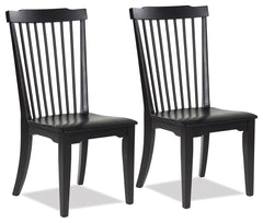 Best Furniture Outlet - Ashley Furniture - Brenkerton Dining Chair (Set of 2) - Dining Chair (Set of 2) / Black - PCD591-01X2