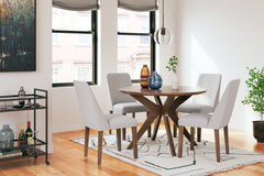 Best Furniture Outlet - Ashley Furniture - Lyncott Dining Room - Dining Table and 4 Chairs / Multi - D615D1