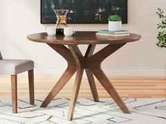 Best Furniture Outlet - Ashley Furniture - Lyncott Dining Room - Round Dining Room Table / Brown - D615-15