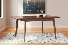 Best Furniture Outlet - Ashley Furniture - Lyncott Dining Room - RECT DRM Butterfly EXT Table / Brown - D615-35