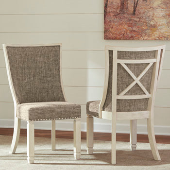 Best Furniture Outlet - Ashley Furniture - Bolanburg Dining Room - Dining Chair (Set of 2) / Two-tone - D647-02X2