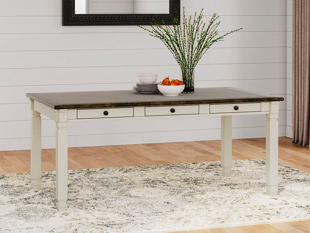 Best Furniture Outlet - Ashley Furniture - Bolanburg Dining Room - Rectangular Dining Room Table / Two-tone - D647-25