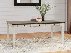Best Furniture Outlet - Ashley Furniture - Bolanburg Dining Room - Rectangular Dining Room Table / Two-tone - D647-25