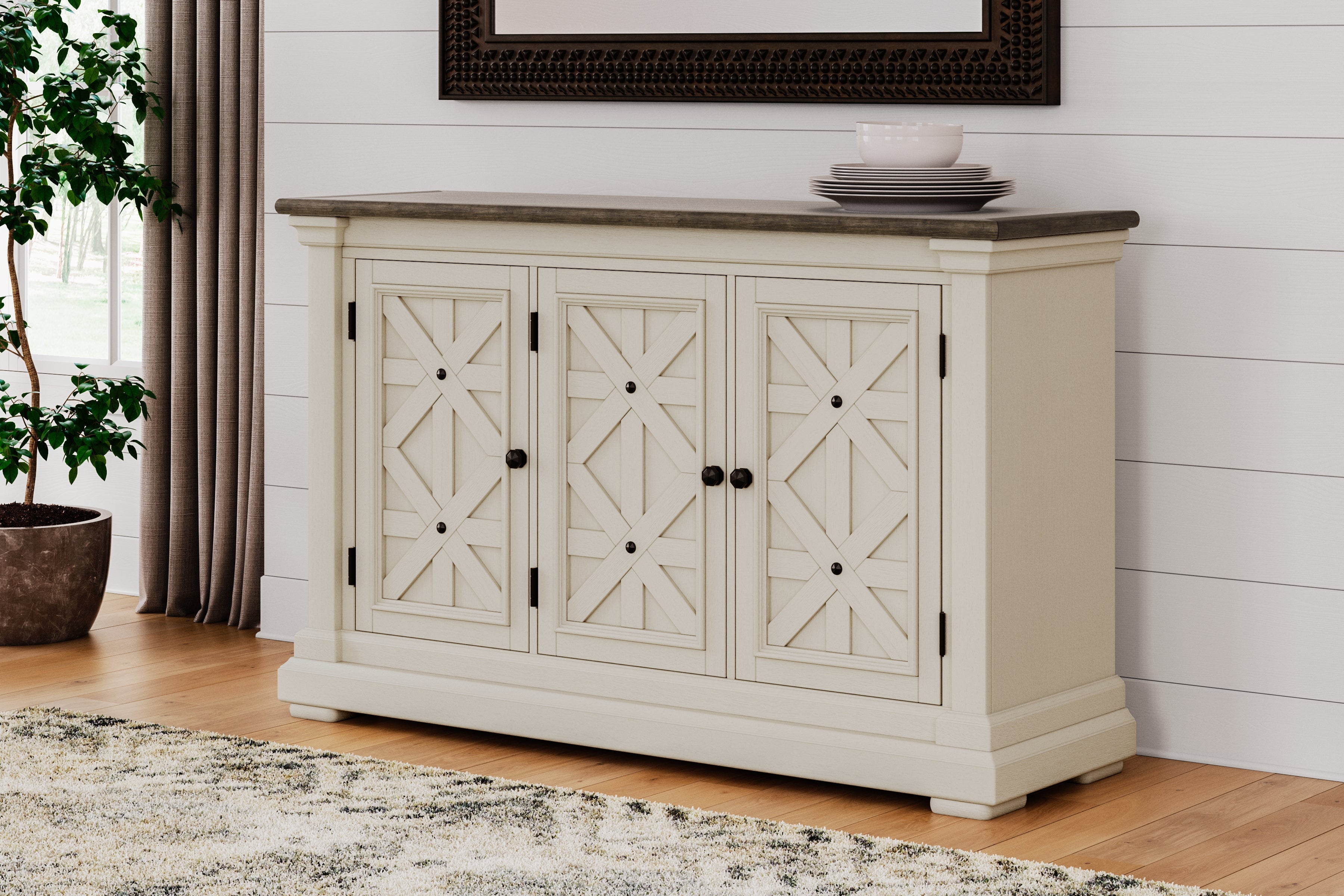 Best Furniture Outlet - Ashley Furniture - Bolanburg Dining Room - Dining Room Server / Two-tone - D647-60
