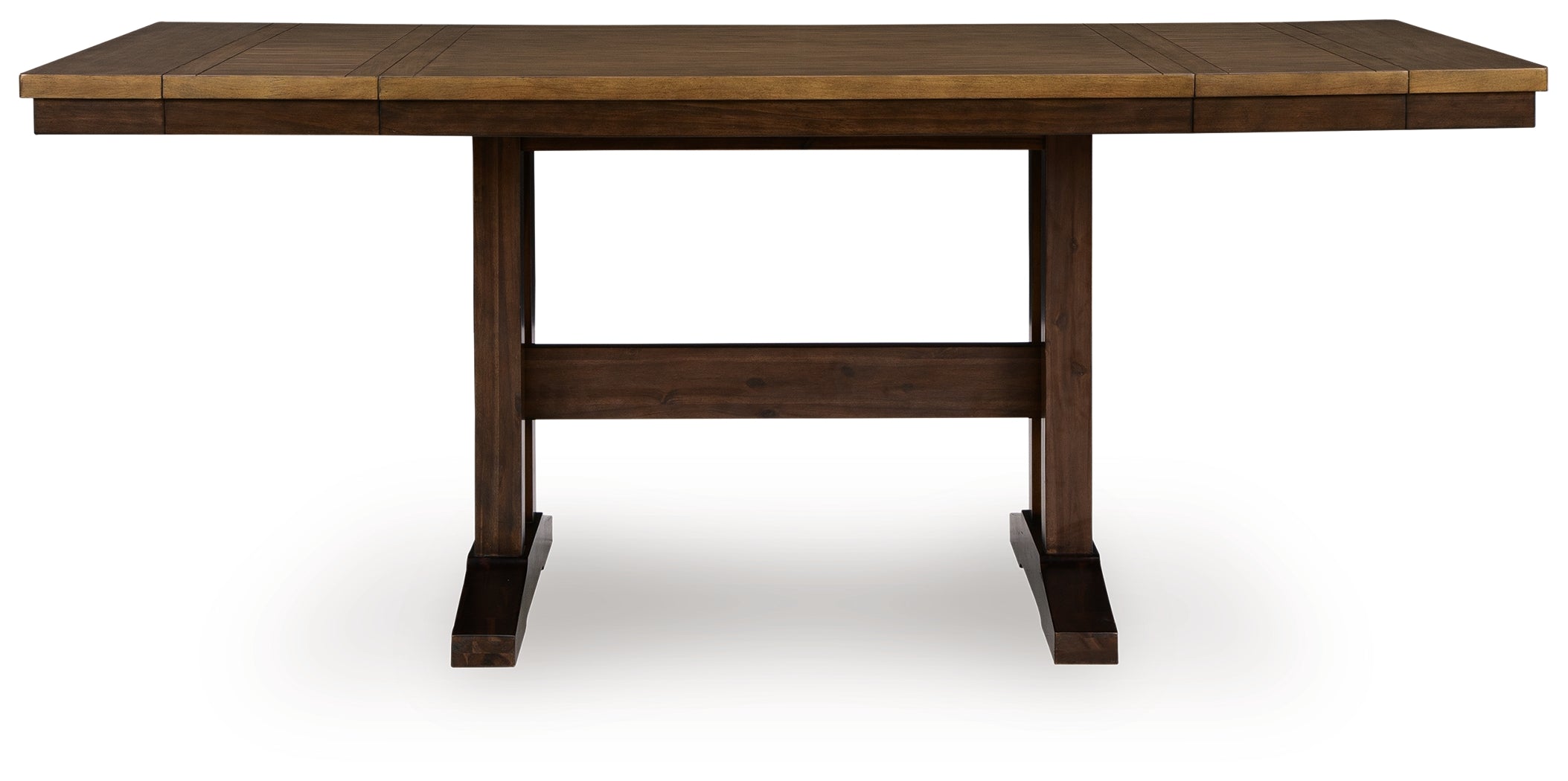 Best Furniture Outlet - Ashley Furniture - Rylandeen Dining Room - RECT DRM Counter EXT Table - PCD651-32