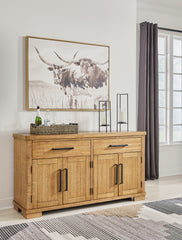 Best Furniture Outlet - Ashley Furniture - Havonplane Dining Room - Dining Room Server / Brown - D773-60