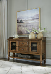 Best Furniture Outlet - Ashley Furniture - Sturlayne Dining Room - Dining Room Server / Brown - D787-60