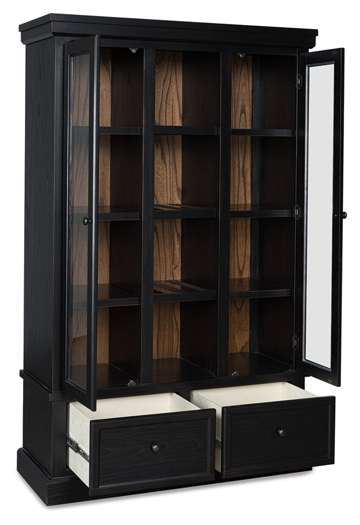 Best Furniture Outlet - Ashley Furniture - Greddinton Curio - Curio / Black/Brown - PCD824-186