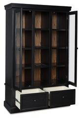Best Furniture Outlet - Ashley Furniture - Greddinton Curio - Curio / Black/Brown - PCD824-186