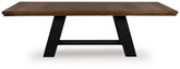 Best Furniture Outlet - Ashley Furniture - Greddinton Dining Extension Table - Dining Extension Table / Brown/Black - PCD824D11